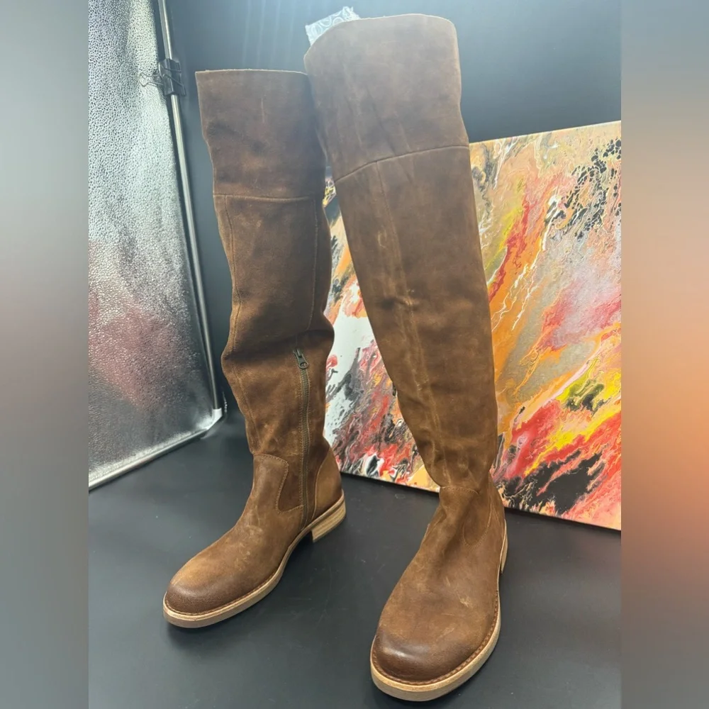 KORK-EASE Addison Over the Knee Boot in Taupe Size 7